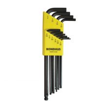 BONDHUS 10945 Allen Key Set (5/64 - 3/16")