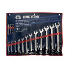 KING TONY 1275MR Combination Spanner Set (15PCS)