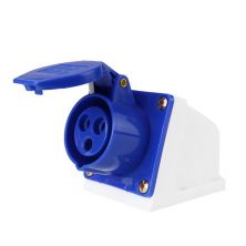 Industrial 3-Pin Socket 3P (Wall Mount)