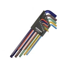 BONDHUS 69637 Color Allen Key Set (Inch)
