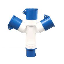 Industrial 3-Pin Socket 3P x 16A (3-WAY)