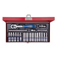 KING TONY 2526MR 1/4" DR. Socket Set (26Pcs)