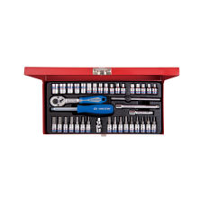 KING TONY 2539MR 6 Point Socket Wrench Set 1/4" Dr (39Pcs)