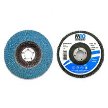 M10 4" Blue Abrasive Flap Disc (Stainless Steel)