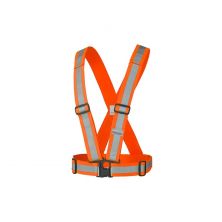 Orange Elastic Safety Vest 