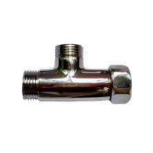 SHOWY 6317 1/2" M/M CP Tee W/Flexi-Nut (Body Only)