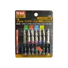 Trad TCB-765 Screw Bit Set (7 Piece)