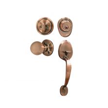 TERISO 810871S Door Handle Lock Set (Bronze)